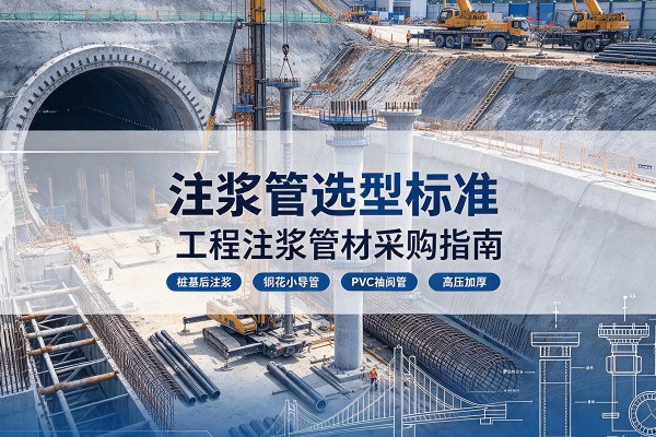 江津区注浆管选型标准