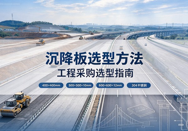 江津区沉降板选择方法